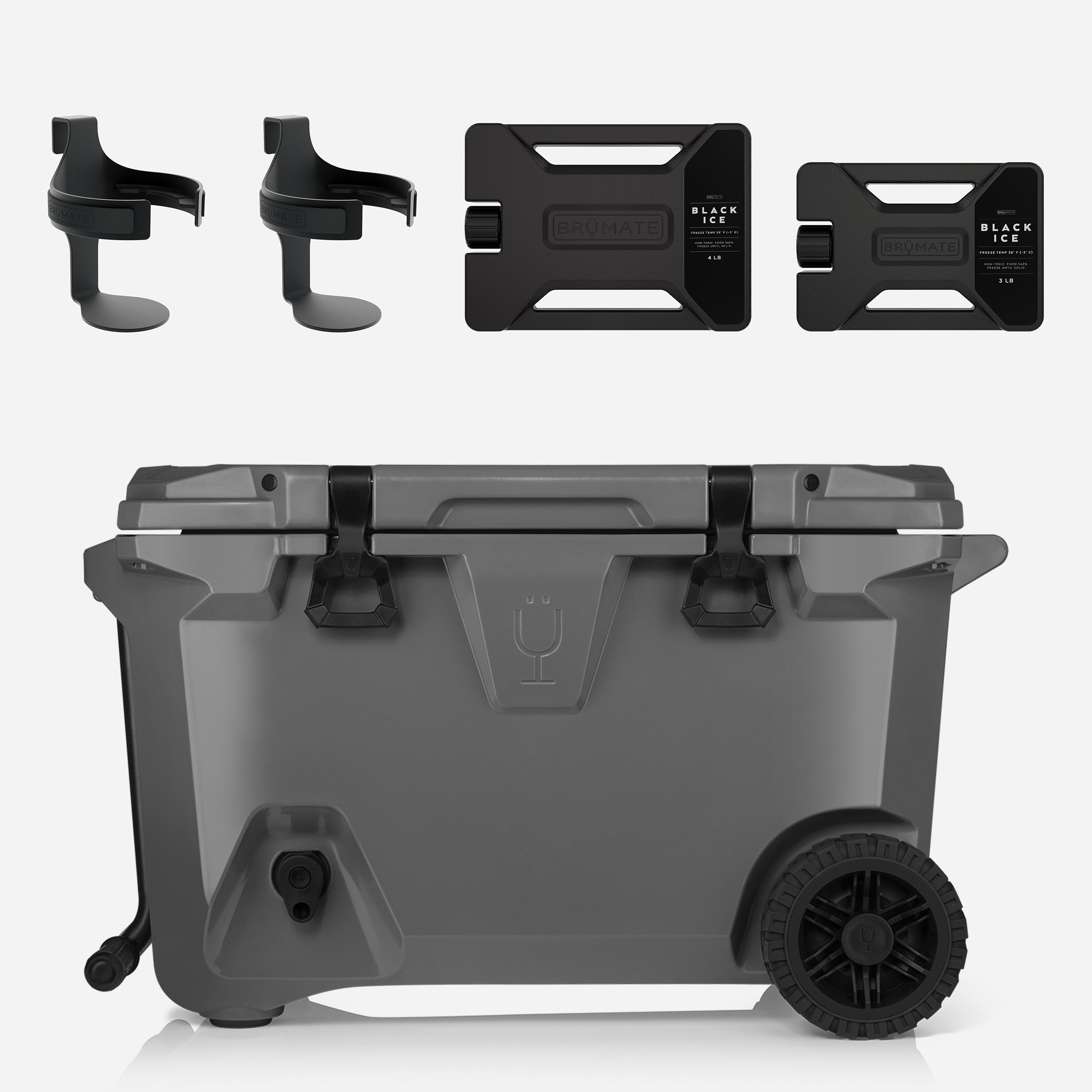 BrüTank 55-Quart Double Drink Holder Cooler Bundle