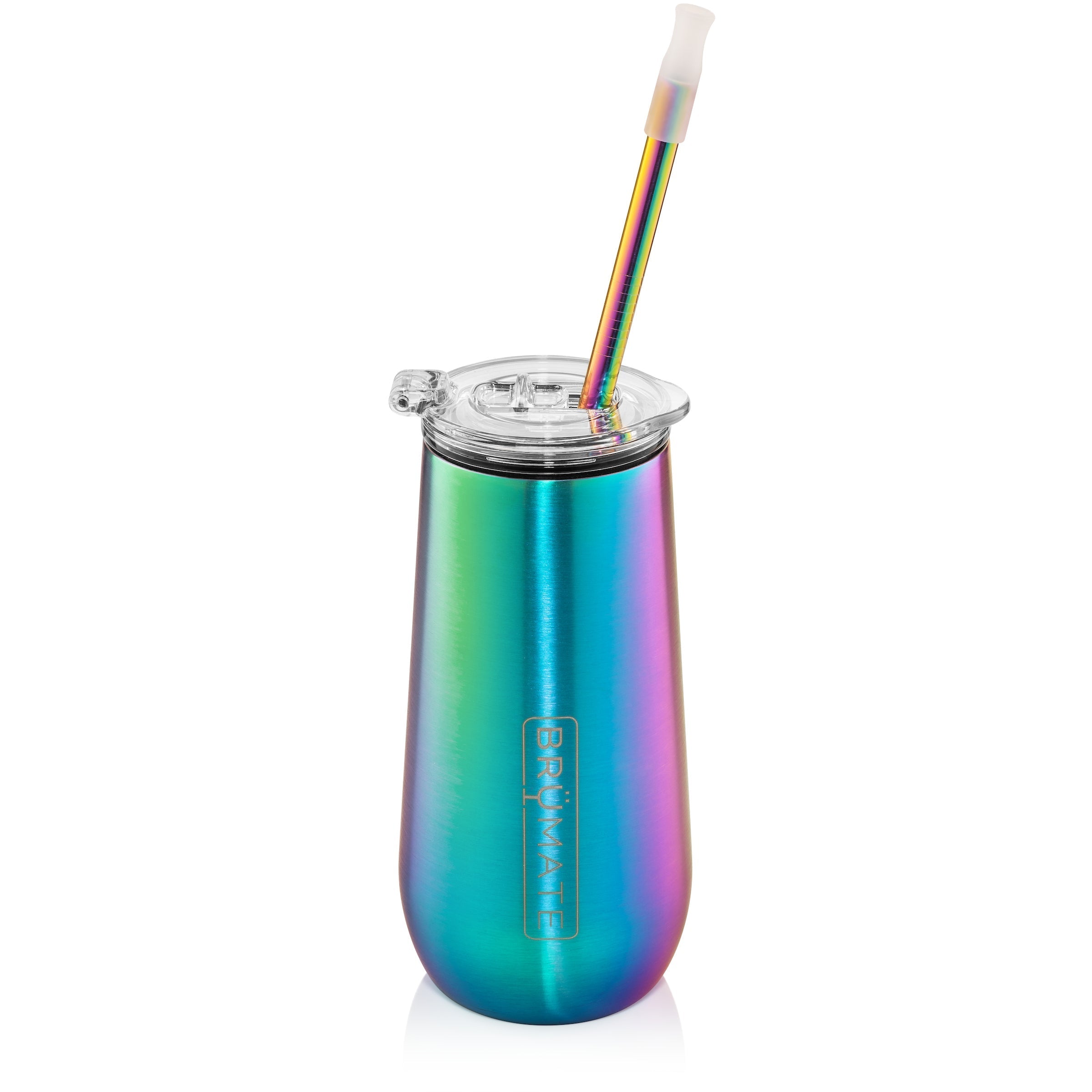 Champagne Flute Straw Lids