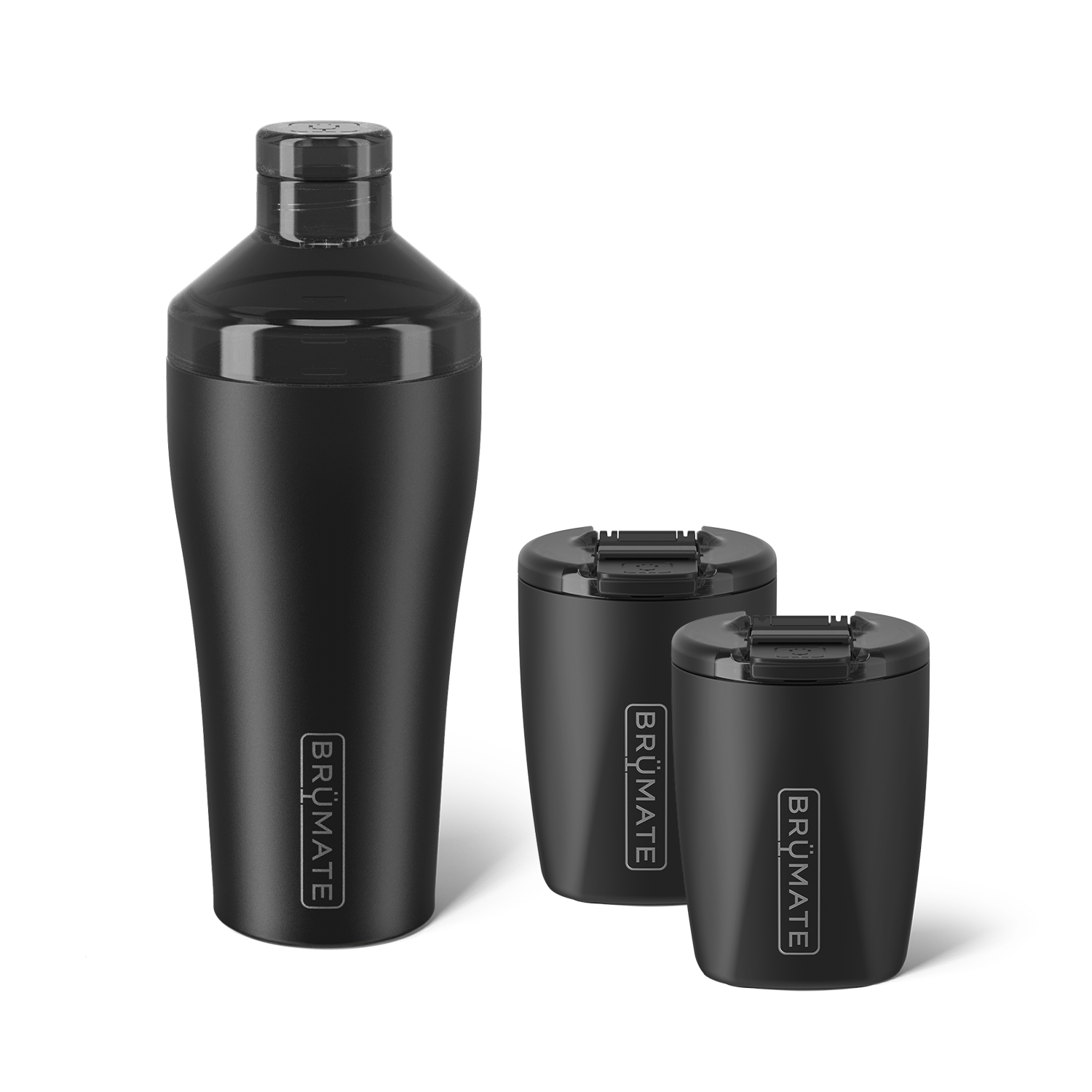 Cocktail Shaker + Rocks Bundle